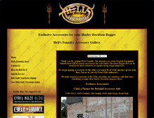 Tablet Screenshot of hellsfoundry.com
